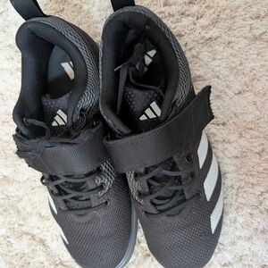 Adidas unisex Black and White Sneakers
